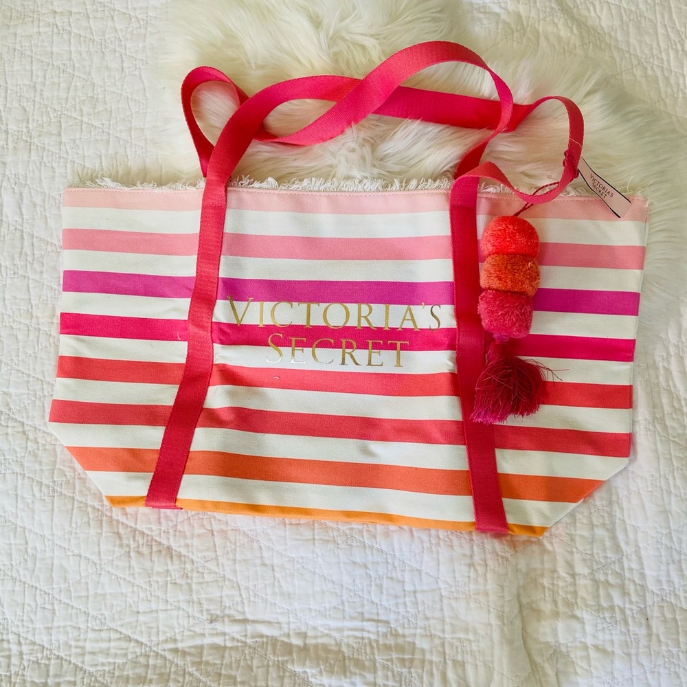🆕Victoria”s secret tote / beach bag NWT